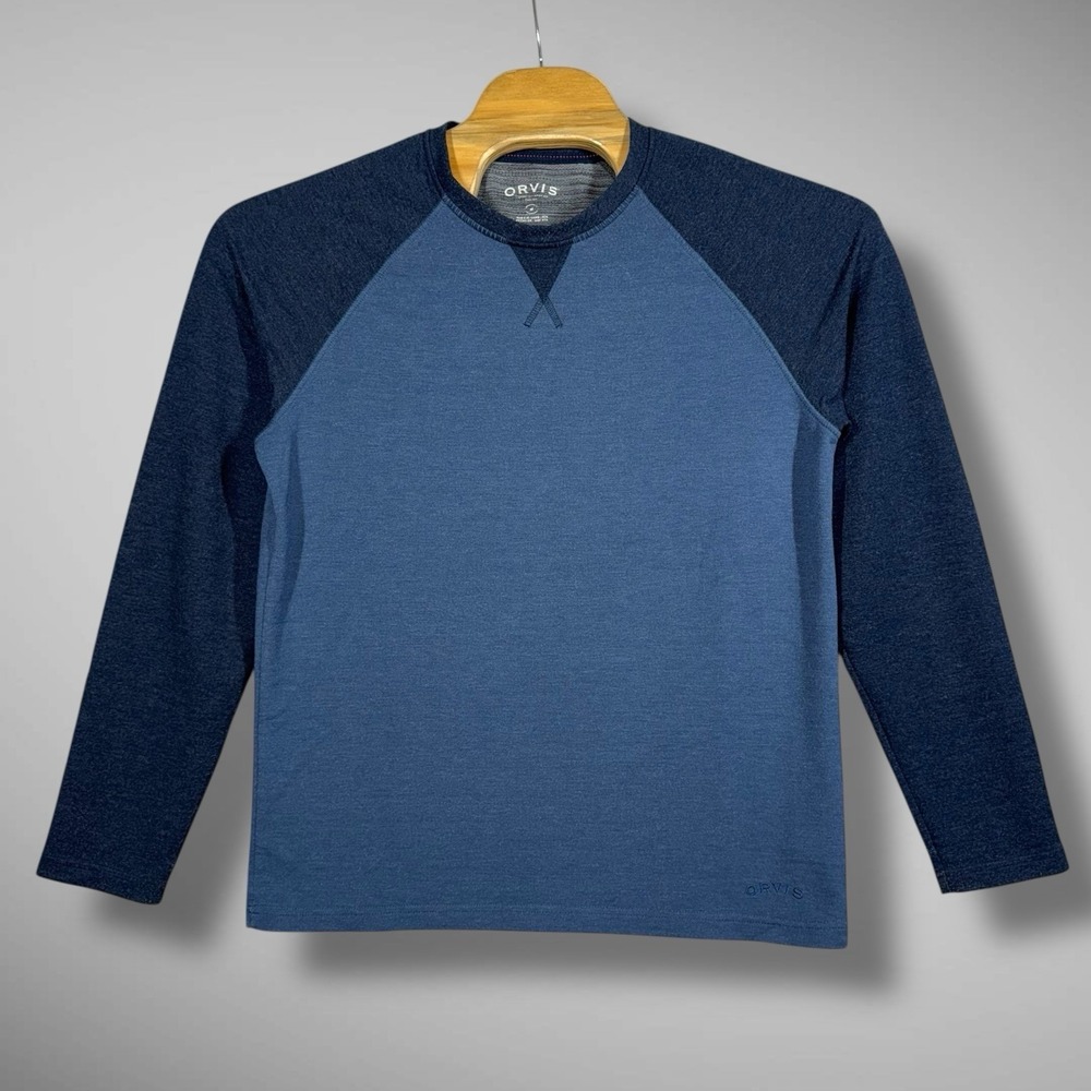 Orvis Fishing‎ Ragland Henley Sweatshirt Mens Medium Outdoors Hiking Camping
